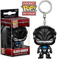 Funko Pop Keychain: Power Rangers Black Ranger Toy