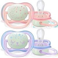 Philips Avent ultra air Nighttime Pacifier, 0-6m,