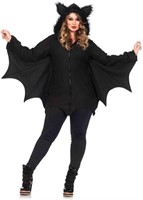 Leg Avenue Women's XL Cozy Bat Costume, Black