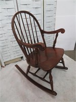 1930's Mahogany Rocking Chair VGC
