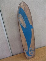 Vintage Wood Shark Nash Skateboard 21.5" l