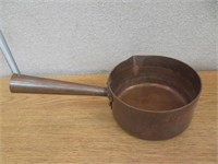 Heavy Solid Copper Pan, Handle is Copper Also