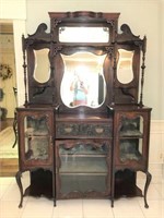 Ornate Victorian Cabinet/Writing Desk