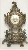 Mercedes Brass French Style Mantle Clock