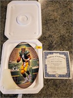 Brett Favre Bradford Exchange Collector Plate 1998