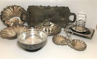 Silver Finish Platters & bowls