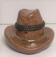 Limoges Trinket Box Cowboy Hat