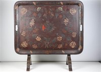 Russian Tole Painted Tray Table