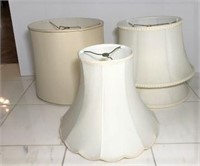 Four Silk lamp Shades