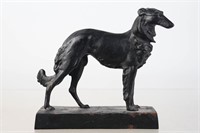 Cast Figure of a Russian Wolfhound