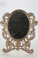 P.L. & B Co. Brass Table Mirror