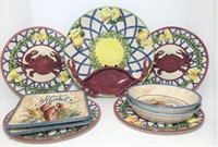 Colorful Stoneware Plates & Bowls