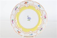Hand Painted Meissen Plate