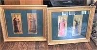 Two Framed Angelic Prints