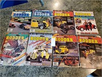 Lot of 8 vintage Car Hot Rod magaines