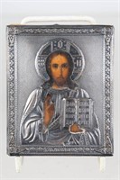 Miniature Icon with Metal Overlay