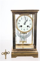French Carriage Clock with Mercury Pendulum