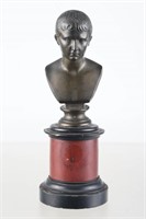 Grand Tour Bronze Bust of Julius Caesar