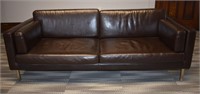 Post Modern Style Leather Couch