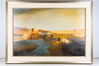 Countryscape Oil on Board by Runci