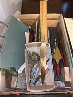 LOT OF MISC ARCHITECTURAL DRAFTING TOOLS
