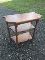 SWEET VINTAGE 3 TIER TABLE 24X12X24 INCHES