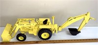 Ford 7500 tractor with bucket and backhoe