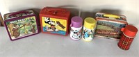 Yogi bear/Mickey Mouse/train lunchboxes