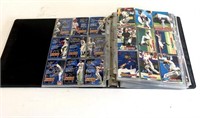 Album of early 1990s era baseball cards