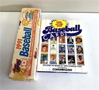 Topps baseball cards 1991/baseball card book