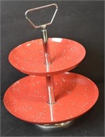 2 Tiered Snack/Cookie Plate