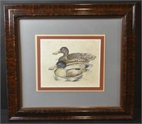 John Douglas Hand Signed Art "Drake Ducks"
