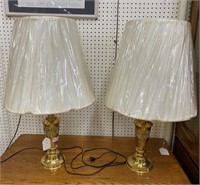 Pair of Metal Based Lamps