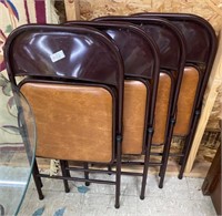 Set of 4 Folding Chairs