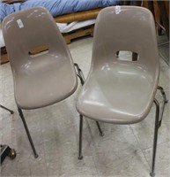 Fiberglass & Metal Chairs