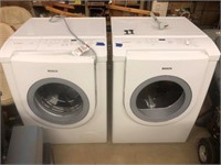 Bosch washer & electric dryer like new