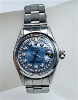 Rolex Datejust   Blue MOP Ladies  Diamond Watch
