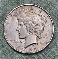 1922-P U.S. Peace Silver Dollar