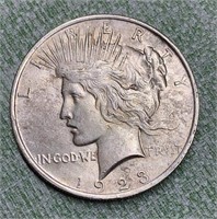 1923-P U.S. Peace Silver Dollar AU