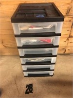 6 Drawer office unit on wheels