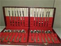 WM.A.Rodgers AA Heavy Oneida LTD Silverwear Sets