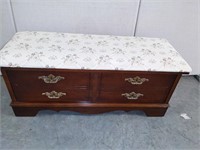 Upholstered Cedar Storage Bench by Lane