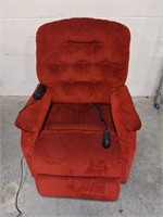 Red La Z Boy Lift Chair/Recliner