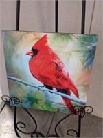 Cardinal Canvas Painting By Marcia Baldwin