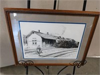 Mt. Airy Train Station Print by S.E. Kemp 484/500