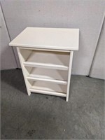 White Wooden 3 Tier Stand