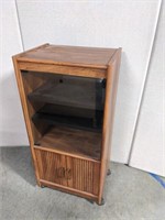 Rolling Stereo/ Entertainment Cabinet