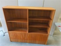 Shelving Unit With Drop Down Bottom Cabinet