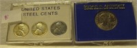 U.S. STEEL WHEAT PENNY SET & 1979 ANTHONY DOLLAR