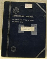 COMPLETE JEFFERSON NICKEL BOOK - 1938-1961, 65 COI